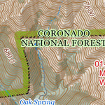 ANST Topo Map 01-1 Huachuca Mountains 1 a Preview 3