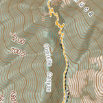 Arizona Trail Association ANST Topo Map 01-2 Huachuca Mountains 2 digital map