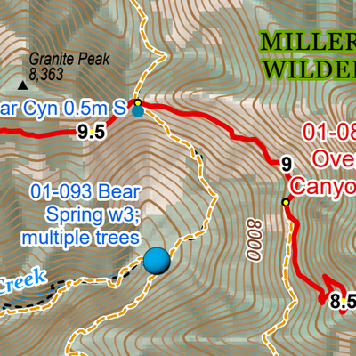 ANST Topo Map 01-2 Huachuca Mountains 2 Preview 2