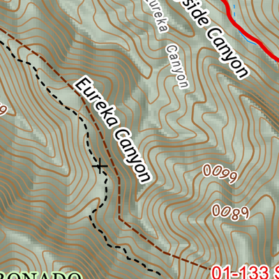 ANST Topo Map 01-3 Huachuca Mountains 3 Preview 2