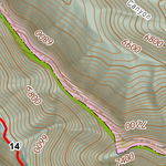 ANST Topo Map 01-3 Huachuca Mountains 3 Preview 3