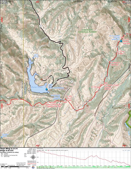 ANST Topo Map 02-1/1-4 Canelo Hills East 1 a Preview 1
