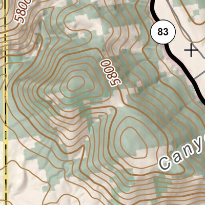 ANST Topo Map 02-1/1-4 Canelo Hills East 1 Preview 3