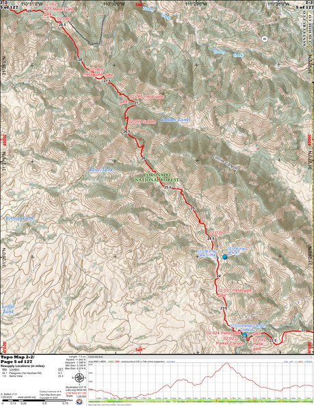 ANST Topo Map 02-2 Canelo Hills East 2 a Preview 1