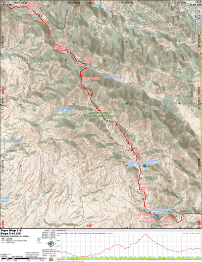 ANST Topo Map 02-2 Canelo Hills East 2 Preview 1