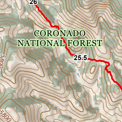 ANST Topo Map 02-2 Canelo Hills East 2 Preview 2