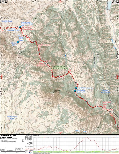 ANST Topo Map 03-1/2-3 Canelo Hills West 1 a Preview 1