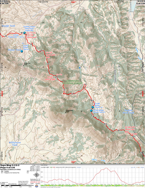 ANST Topo Map 03-1/2-3 Canelo Hills West 1 Preview 1