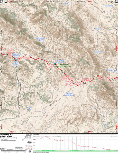 ANST Topo Map 03-2 Canelo Hills West 2 a Preview 1