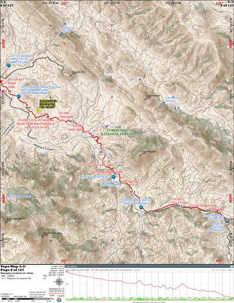 ANST Topo Map 03-3 Canelo Hills West 3 a Preview 1