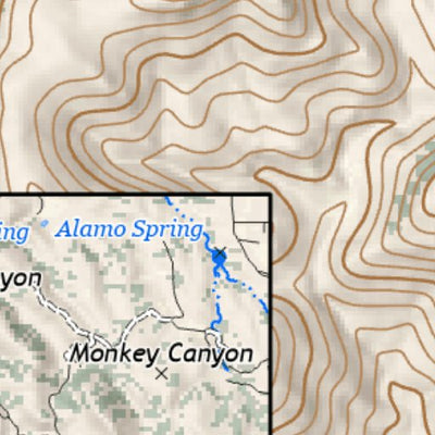 Arizona Trail Association ANST Topo Map 03-4 Canelo Hills West 4 a digital map