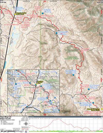 ANST Topo Map 03-4 Canelo Hills West 4 Preview 1