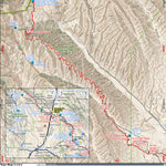 Arizona Trail Association ANST Topo Map 04-1/3-5 Casa Blanca Canyons 1 digital map