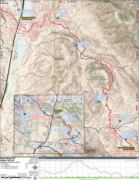 ANST Topo Map 04-1/3-5 Casa Blanca Canyons 1 a Preview 1