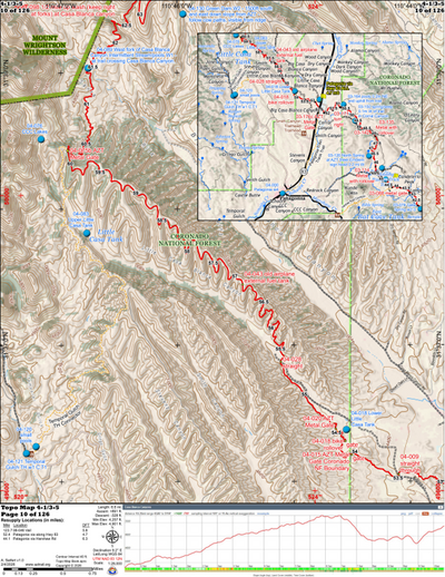 ANST Topo Map 04-1/3-5 Casa Blanca Canyons 1 Preview 1