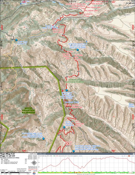 ANST Topo Map 04-2 Casa Blanca Canyons 2 a Preview 1