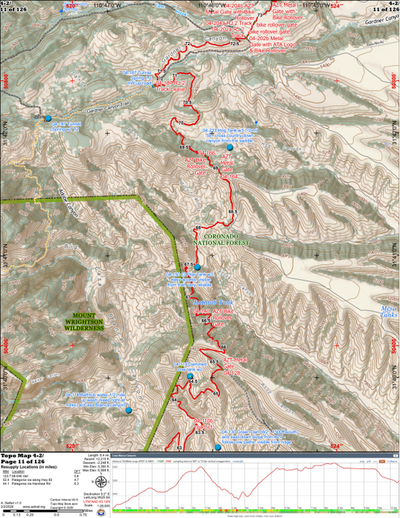 ANST Topo Map 04-2 Casa Blanca Canyons 2 Preview 1