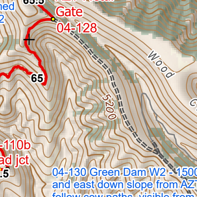 ANST Topo Map 04-2 Casa Blanca Canyons 2 Preview 3