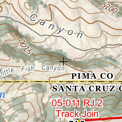 ANST Topo Map 05-1/4-4 Santa Rita Mountains a Preview 2