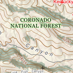 ANST Topo Map 05-1/4-4 Santa Rita Mountains Preview 2