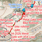 ANST Topo Map 05-1/4-4 Santa Rita Mountains Preview 3
