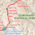 ANST Topo Map 06-1/5-2 Las Colinas 1 Preview 2