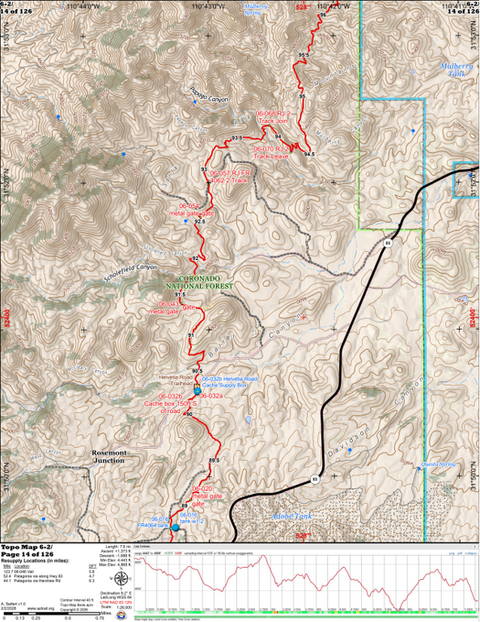 ANST Topo Map 06-2 Las Colinas 2 Preview 1