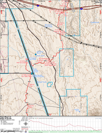 ANST Topo Map 07-2 Las Cienegas 2 Preview 1