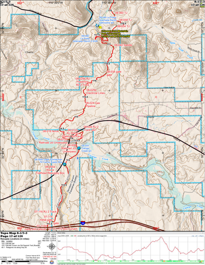 ANST Topo Map 08-1/7-3 Rincon Valley 1 Preview 1