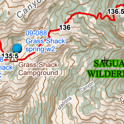 ANST Topo Map 09-2 Rincon Mountains 2 Preview 2