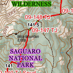 ANST Topo Map 09-3 Rincon Mountains 3 Preview 2