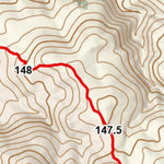 Arizona Trail Association ANST Topo Map 10-1/9-4 Redington Pass 1 a digital map