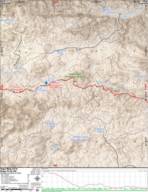 ANST Topo Map 10-2 Redington Pass 2 Preview 1