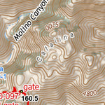 Arizona Trail Association ANST Topo Map 10-3 Redington Pass 3 a digital map