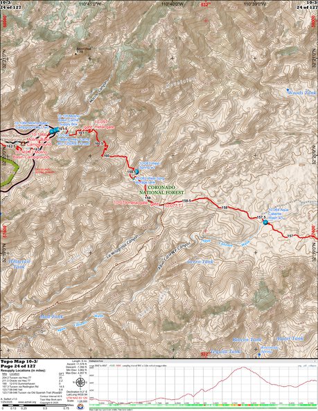 ANST Topo Map 10-3 Redington Pass 3 Preview 1