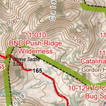 ANST Topo Map 11-1/10-4 Santa Catalina Mountains 1 Preview 2