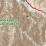 ANST Topo Map 11-2 Santa Catalina Mountains 2 Preview 2