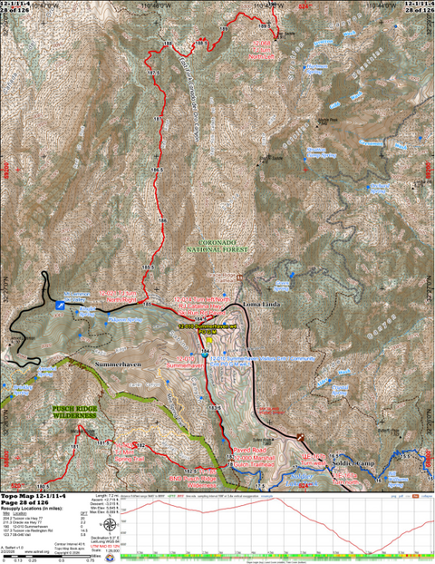 ANST Topo Map 12-1/11-4 Oracle Ridge 1 Preview 1