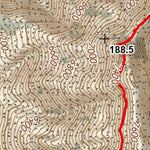 Arizona Trail Association ANST Topo Map 12-2 Oracle Ridge 2 a digital map