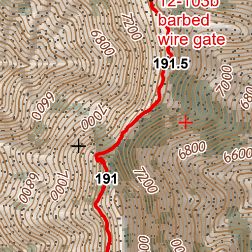ANST Topo Map 12-2 Oracle Ridge 2 by Arizona Trail Association | Avenza ...