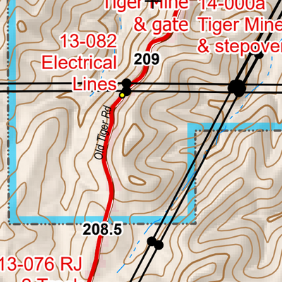 ANST Topo Map 14-1/13-2 Black Hills 1 Preview 3