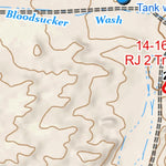 Arizona Trail Association ANST Topo Map 14-4 Black Hills 4 a digital map