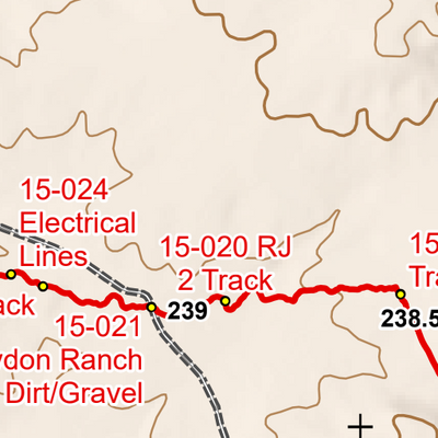 ANST Topo Map 15-1/14-6 Tortilla Mountains 1 Preview 2