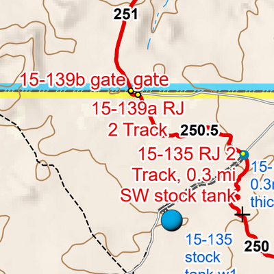 ANST Topo Map 15-3 Tortilla Mountains 3 Preview 2