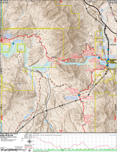 ANST Topo Map 16-1/15-5 Gila River Canyons 1 Preview 1