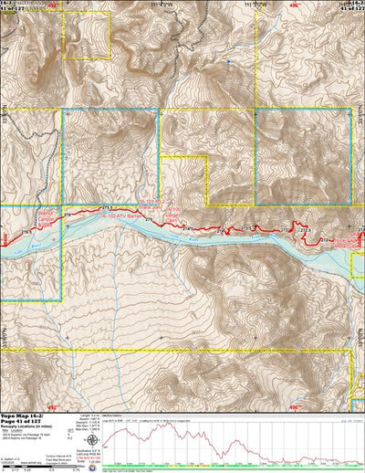 ANST Topo Map 16-2 Gila River Canyons 2 Preview 1