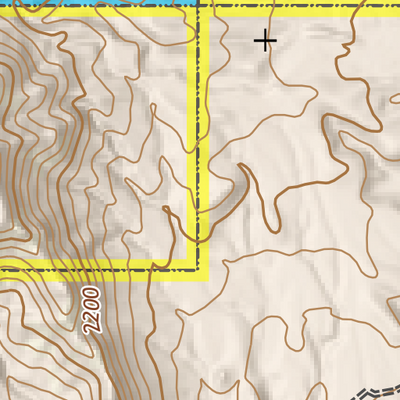 ANST Topo Map 16-3 Gila River Canyons 3 Preview 2