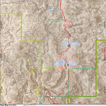 Arizona Trail Association ANST Topo Map 17-1/16-4 Alamo Canyon bundle exclusive