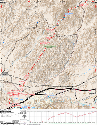 ANST Topo Map 18-2 Reavis Canyon 2 Preview 1