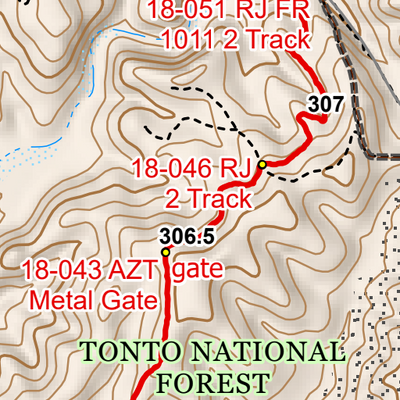 ANST Topo Map 18-2 Reavis Canyon 2 Preview 3
